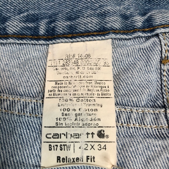 Carhartt Relaxed Fit Jean Men’s size 42 X 34 - Picture 5 of 10